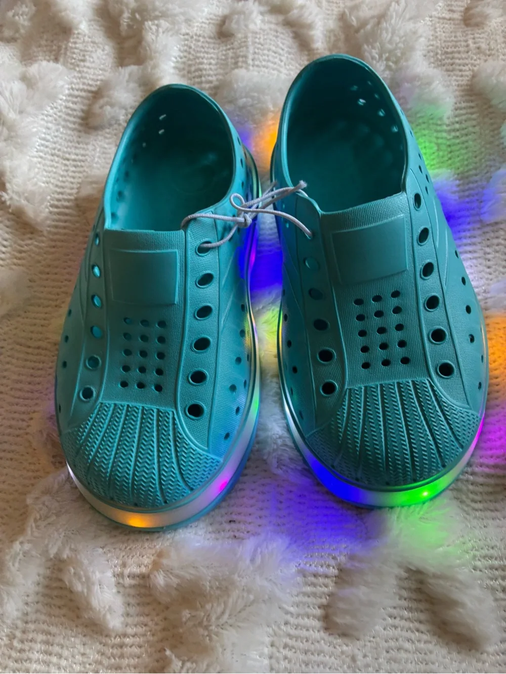 Kids Light-Up Aqua Slip-On Water Shoes